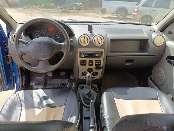 2007 Renault Logan I, синий, 220000 рублей - вид 8