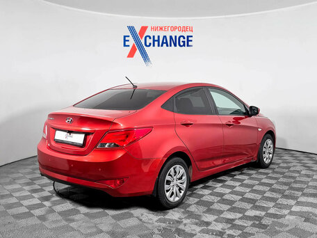 2016 Hyundai Solaris I Рестайлинг, красный, 969000 рублей, вид 2