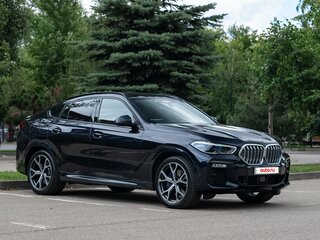 2021 BMW X6 40i III (G06), синий, 9100000 рублей, вид 5
