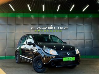 2011 Renault Sandero I, чёрный, 499000 рублей, вид 1