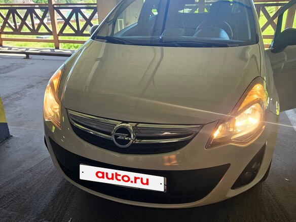2012 Opel Corsa D Рестайлинг II, белый - вид 4