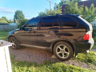 2002 BMW X5 3.0i I (E53), чёрный, 900000 рублей, вид 3