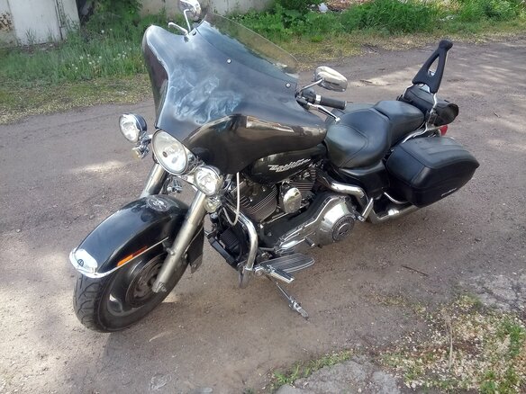 2005 Harley-Davidson Road King, серый, 610000 рублей - вид 1