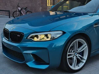 2018 BMW M2 F87 Рестайлинг, голубой, 3850000 рублей, вид 2