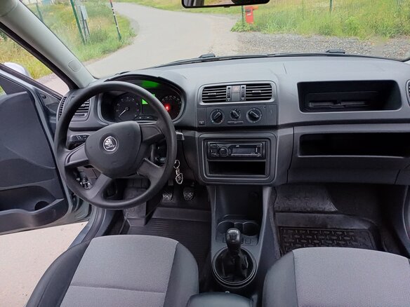 2013 Skoda Fabia II Рестайлинг, серый - вид 9