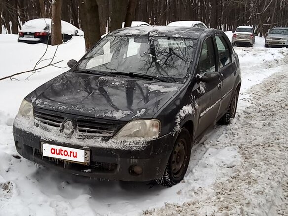 2006 Renault Logan I, серебристый, 240000 рублей