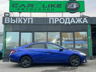2021 Hyundai Elantra VII (CN7), синий, 2099000 рублей, вид 4