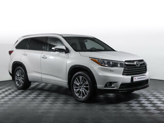 2014 Toyota Highlander III (XU50), белый, 2717000 рублей, вид 3