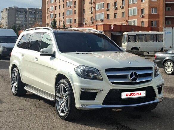 2015 Mercedes-Benz GL-Класс 400 II (X166), белый, 2900000 рублей
