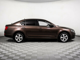 2014 Skoda Octavia III (A7), коричневый, 1348000 рублей, вид 4