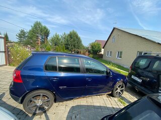 2007 Volkswagen Golf V, синий, 290000 рублей, вид 3