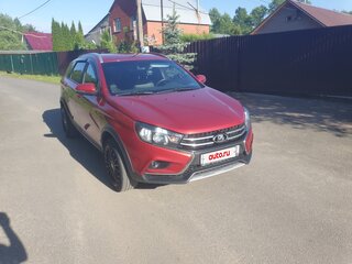 2019 Lada (ВАЗ) Vesta SW Cross I, красный, 1300000 рублей, вид 3