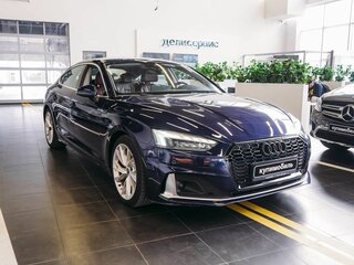 2021 Audi A5 Sportback 40 TFSI II (F5) Рестайлинг, синий, 2284000 рублей, вид 3