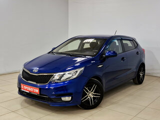 2015 Kia Rio 6-speed III, синий, 895000 рублей, вид 1