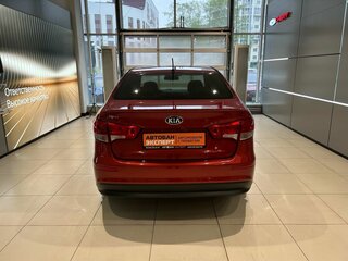 2016 Kia Rio III Рестайлинг, красный, 1250000 рублей, вид 5
