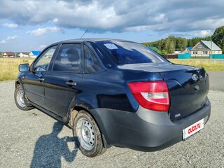 2013 Lada (ВАЗ) Granta I, синий, 220000 рублей, вид 5