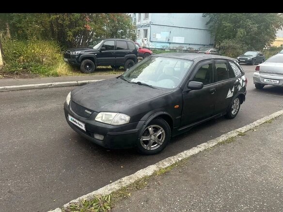 1998 Mazda 323 VI (BJ), чёрный, 65000 рублей - вид 4