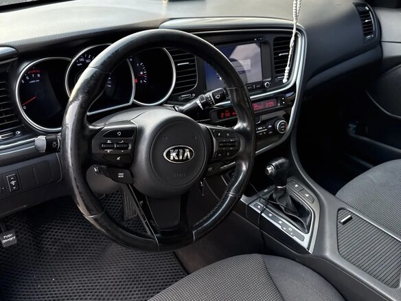 2015 Kia Optima III Рестайлинг, чёрный, 1380000 рублей - вид 9