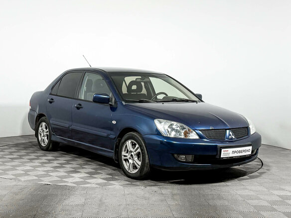 2006 Mitsubishi Lancer IX Рестайлинг, синий, 345000 рублей - вид 2