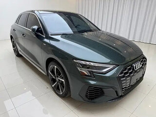 2023 Audi A3 Sportback 35 TFSI IV (8Y), зелёный, 1642000 рублей, вид 4