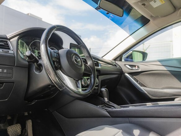 2016 Mazda 6 III (GJ) Рестайлинг, синий, 1900000 рублей - вид 14