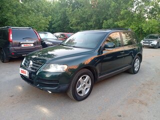 2006 Volkswagen Touareg I, зелёный, 910000 рублей, вид 1