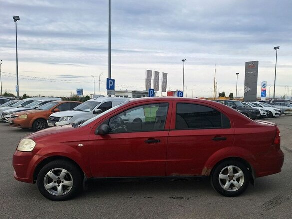 2007 Chevrolet Aveo I Рестайлинг, красный, 219000 рублей - вид 6