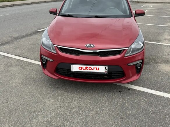 2019 Kia Rio IV, красный