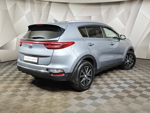 2019 Kia Sportage IV Рестайлинг, серебристый, 2175150 рублей - вид 1