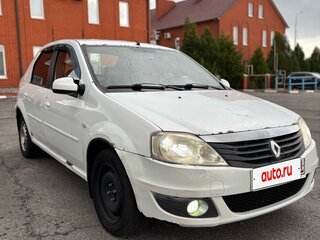 2013 Renault Logan I Рестайлинг, белый, 300000 рублей, вид 2