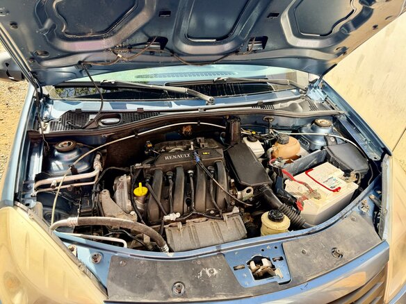 2012 Renault Sandero I, синий, 470000 рублей - вид 6