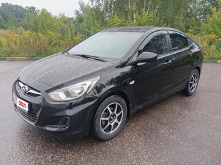 2012 Hyundai Solaris I, чёрный, 700000 рублей, вид 1