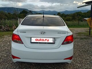 2014 Hyundai Solaris I Рестайлинг, белый, 890000 рублей, вид 5