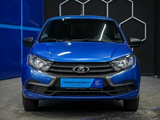 2021 Lada (ВАЗ) Granta I Рестайлинг, синий, 670000 рублей, вид 4