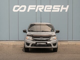 2014 Lada (ВАЗ) Granta I, серебристый, 445000 рублей, вид 3