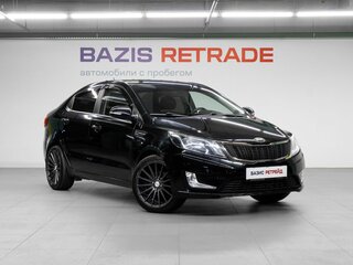 2013 Kia Rio 5-speed III, чёрный, 990000 рублей, вид 3