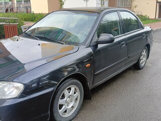 2008 Kia Spectra I Рестайлинг 2, чёрный, 350000 рублей, вид 2