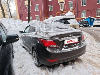 2015 Hyundai Solaris I Рестайлинг, коричневый, 1050000 рублей, вид 5