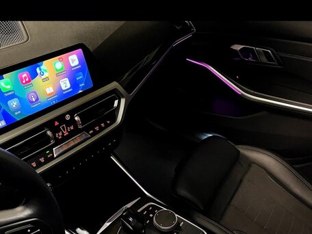 2019 BMW 3 серии 330d VII (G2x), чёрный, 3900000 рублей, вид 4