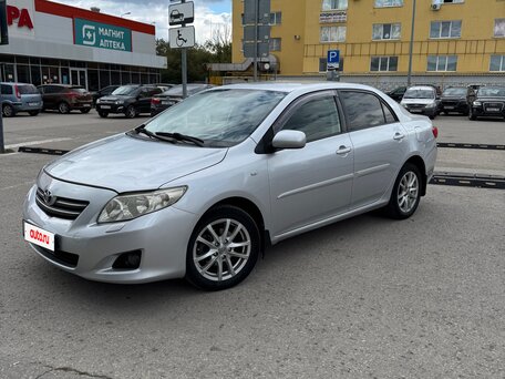 2007 Toyota Corolla X (E140, E150), серебристый, 890000 рублей, вид 1