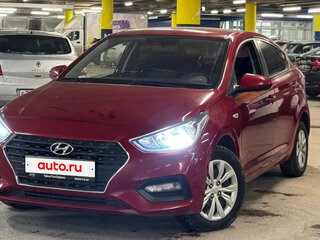 2017 Hyundai Solaris II, красный, 1100000 рублей, вид 3