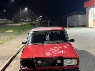 2003 Lada (ВАЗ) 2107, пурпурный, 55000 рублей, вид 2