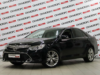 2016 Toyota Camry VII (XV50) Рестайлинг, чёрный, 1865650 рублей, вид 1