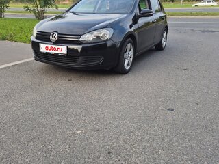 2009 Volkswagen Golf VI, чёрный, 650000 рублей, вид 1