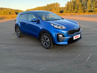 2020 Kia Sportage IV Рестайлинг, синий, 2200000 рублей, вид 2