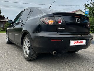 2008 Mazda 3 I (BK) Рестайлинг, чёрный, 470000 рублей, вид 4