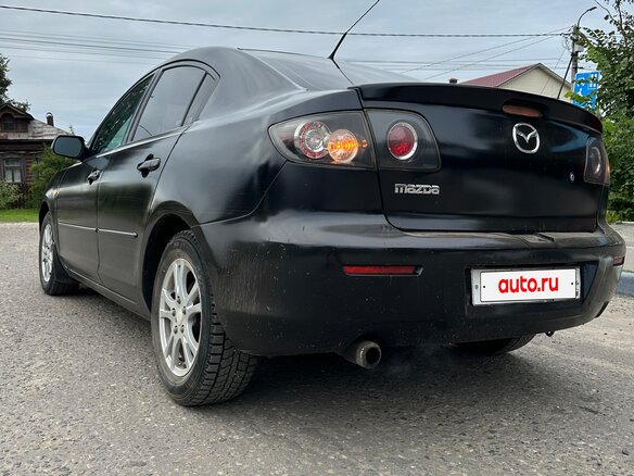 2008 Mazda 3 I (BK) Рестайлинг, чёрный, 470000 рублей - вид 3