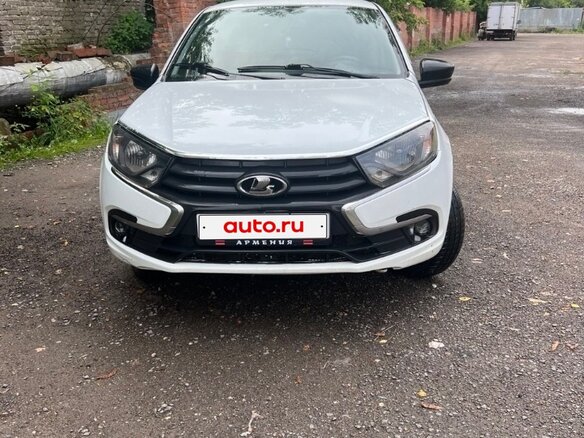 2019 Lada (ВАЗ) Granta I Рестайлинг, белый, 540000 рублей - вид 1