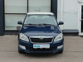 2012 Skoda Fabia II Рестайлинг, синий, 630000 рублей, вид 2