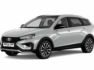 2026 Lada (ВАЗ) Vesta SW Cross I Рестайлинг (NG), серебристый, 2098938 рублей, вид 1